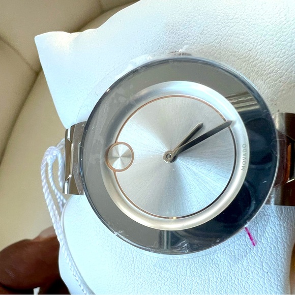 NWT Movado BOLD Silver Watch - Picture 5 of 10